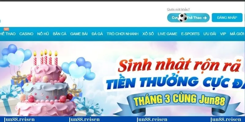 Đăng nhập Jun88 chỉ với vài bước đơn giản cho tân binh