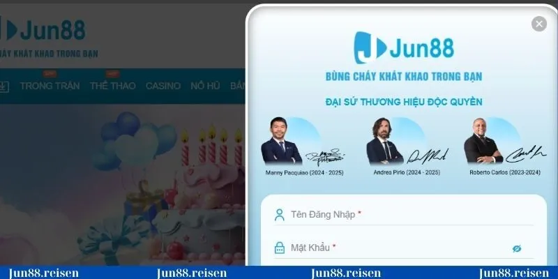 Liên hệ khôi phục thông tin đăng nhập tại Jun88
